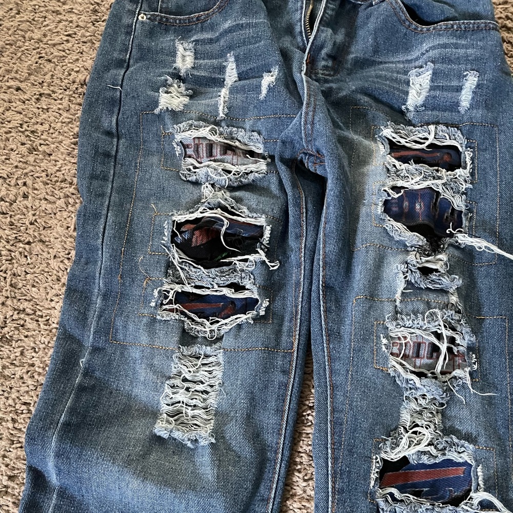 Custom Buffalo Bills Jeans !